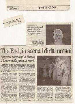 the end presentazione alto adige 2001